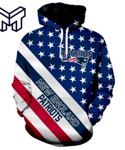 American Flag New England Patriots 3D Hoodie All Over Print Best Gift For Men Women