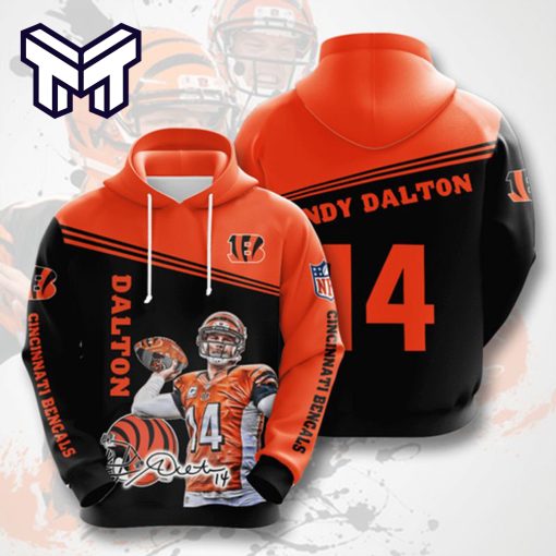 Andy Dalton Cincinnati Bengals 3D Hoodie All Over Print Best Gift For Men Women