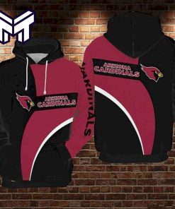 Arizona Cardinals Big Logo For Fans Full Printing 3D Hoodie All Over Print Best Gift For Man Woman