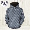 Dior Blue 3D Hoodie Luxury Brand Dior Blue Zip Hoodie For Men Women