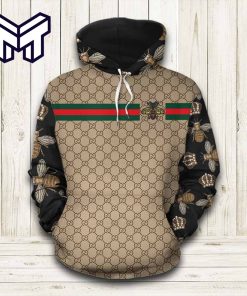 Gucci Bee Unisex Hoodie Best Gift For Man Woman Luxury Brand Outfit