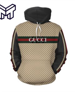 Gucci Beige Black Luxury Brand Premium Hoodie Best Gift For Man Woman