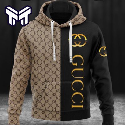 Gucci Black Beige Pattern Fashion Luxury Brand Hoodie Best Gift For Man Woman