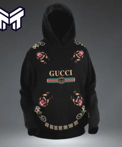 Gucci Black Hoodie Luxury Brand Clothing Clothes Outfit Best Gift For Man Woman