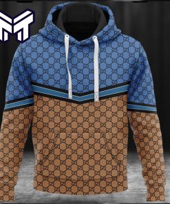 Gucci Blue Beige Fashion Luxury Brand Hoodie Best Gift For Man Woman