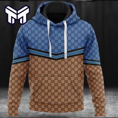 Gucci Blue Beige Fashion Luxury Brand Hoodie Best Gift For Man Woman