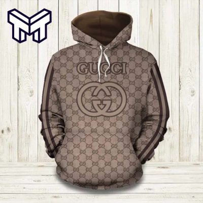 Gucci Brown Unisex Hoodie Luxury Brand Outfit Best Gift For Man Woman