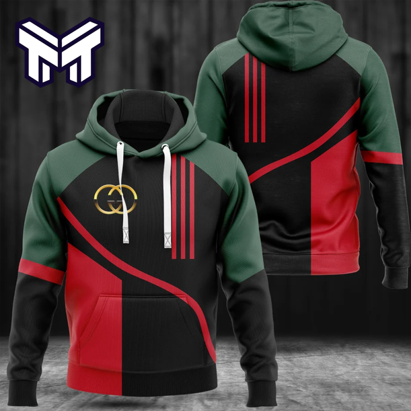 Gucci Dark Green Red Luxury Brand Premium Hoodie Best Gift For Man Woman