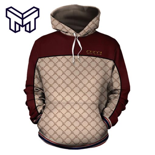 Gucci Dark Red Luxury Brand Premium Hoodie Best Gift For Man Woman