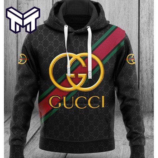 Gucci Golden Logo Fashion Luxury Brand Hoodie Best Gift For Man Woman