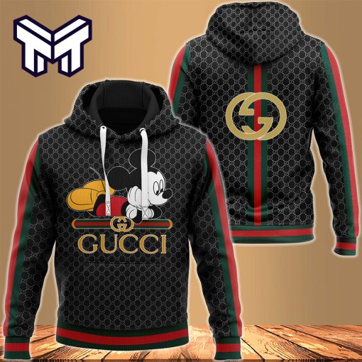 Gucci Mickey Mouse Fashion Luxury Brand Premium Hoodie Best Gift For Man Woman