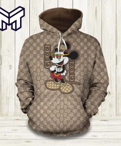 Gucci Mickey Star Luxury Unisex Hoodie Luxury Brand Outfit Best Gift For Man Woman