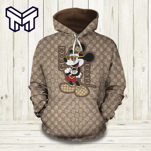 Gucci Mickey Star Luxury Unisex Hoodie Luxury Brand Outfit Best Gift For Man Woman