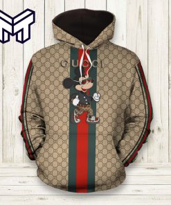 Gucci Mickey Unisex Hoodie Best Gift For Man Woman Luxury Brand Outfit