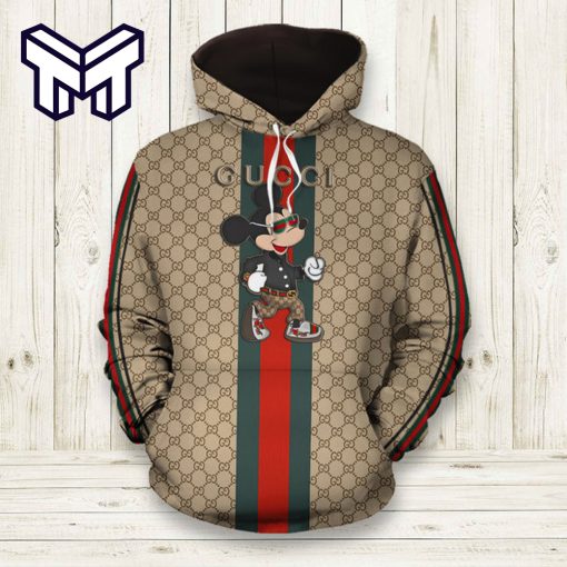 Gucci Mickey Unisex Hoodie Best Gift For Man Woman Luxury Brand Outfit