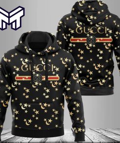 Gucci Moon Star Luxury Unisex Premium Hoodie Luxury Brand Outfit Best Gift For Man Woman