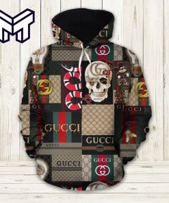 Gucci Skull Unisex Hoodie Best Gift For Man Woman Luxury Brand Outfit