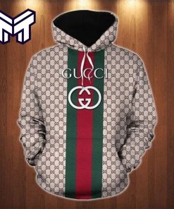 Gucci Stripe 3D Hoodie For Men Women Luxury Brand Gucci 3D Hoodie Gucci Stripe Zip Hoodie