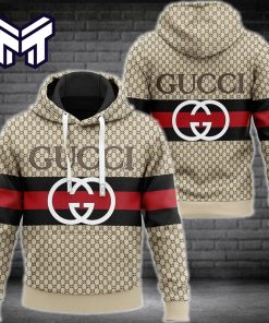 Gucci Stripe 3D Hoodie For Men Women Luxury Brand Gucci Zip Hoodie Gucci 3D Hoodie