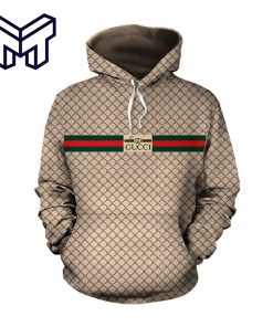 Gucci Stripe Unisex Hoodie For Men Women Luxury Brand Gucci Stripe Zip Hoodie Gucci 3D Hoodie Gucci Stripe Shirt