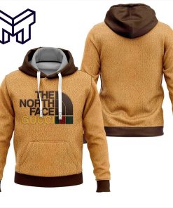 Gucci The North Face 3D Hoodie For Men Women Luxury Brand Gucci The North Face Zip Hoodie