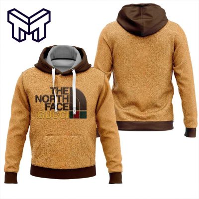 Gucci The North Face 3D Hoodie For Men Women Luxury Brand Gucci The North Face Zip Hoodie