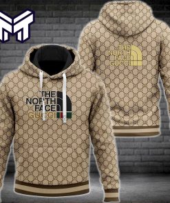 Gucci The North Face 3D Hoodie Luxury Brand 3D Hoodie Gucci Zip Hoodie Gift For Men Women