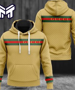 Gucci Yellow Luxury Unisex Hoodie Luxury Brand Outfit Best Gift For Man Woman