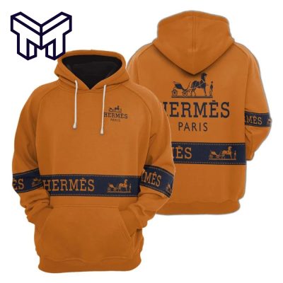 Hermes Paris Luxury Unisex Hoodie Luxury Brand Outfit Best Gift For Man Woman