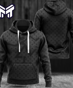 Louis Vuitton Black Fashion Luxury Brand Hoodie Best Gift For Man Woman