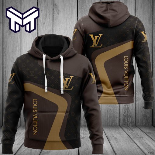 Louis Vuitton Brown Fashion Luxury Brand Hoodie Best Gift For Man Woman