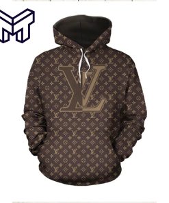 Louis Vuitton Brown Hoodie Luxury Brand Clothing Clothes Outfit Best Gift For Man Woman