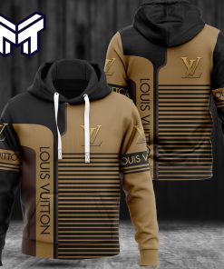 Louis Vuitton Brown Logo Fashion Luxury Brand Hoodie Best Gift For Man Woman