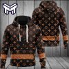 Louis Vuitton Brown Luxury Unisex Hoodie Luxury Brand Outfit Best Gift For Man Woman