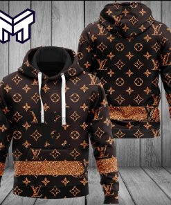 Louis Vuitton Brown Luxury Unisex Hoodie Luxury Brand Outfit Best Gift For Man Woman