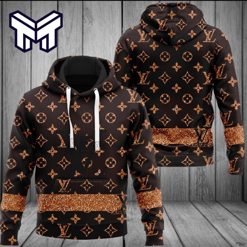 Vintage Louis Vuitton Brown Hoodie Sweatpants Combo Luxury Outfit Fashion  Gift For Husband - Family Gift Ideas That Everyone Will Enjoy
