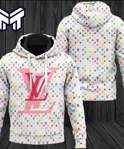 Louis Vuitton Colorful Luxury Unisex Hoodie Luxury Brand Outfit Best Gift For Man Woman