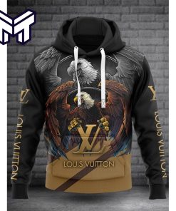 Louis Vuitton Eagle Logo Fashion Luxury Brand Hoodie Best Gift For Man Woman