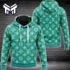 Louis Vuitton Green Logo Fashion Luxury Brand Hoodie Best Gift For Man Woman