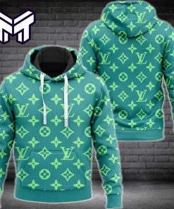 Louis Vuitton Green Logo Fashion Luxury Brand Hoodie Best Gift For Man Woman