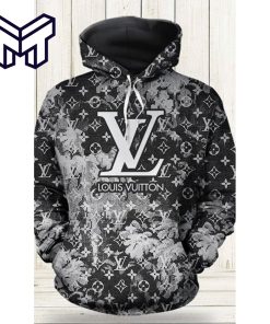 Louis Vuitton Grey Unisex Hoodie Best Gift For Man Woman Luxury Brand