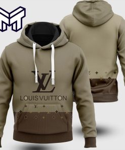 Louis Vuitton Light Grey Luxury Unisex Hoodie Luxury Brand Outfit Best Gift For Man Woman