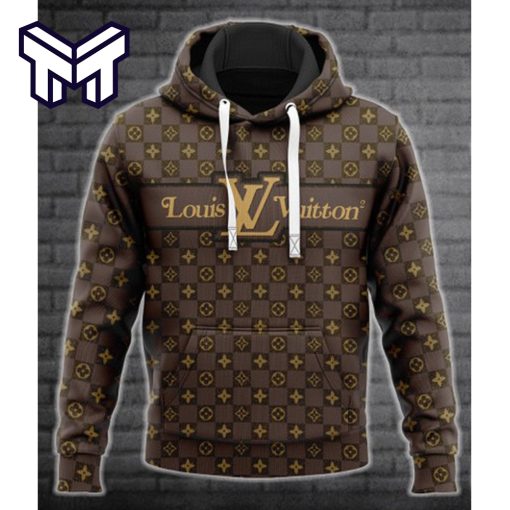 Louis Vuitton Limed Oak Logo Unisex Hoodie Luxury Brand Outfit Best Gift For Man Woman