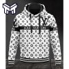 Louis Vuitton Logo White Premium Unisex Hoodie Best Gift For Man Woman Luxury Brand