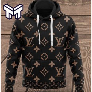 Louis Vuitton Black Hoodie Lv Luxury Clothing Clothes Perfect Gift