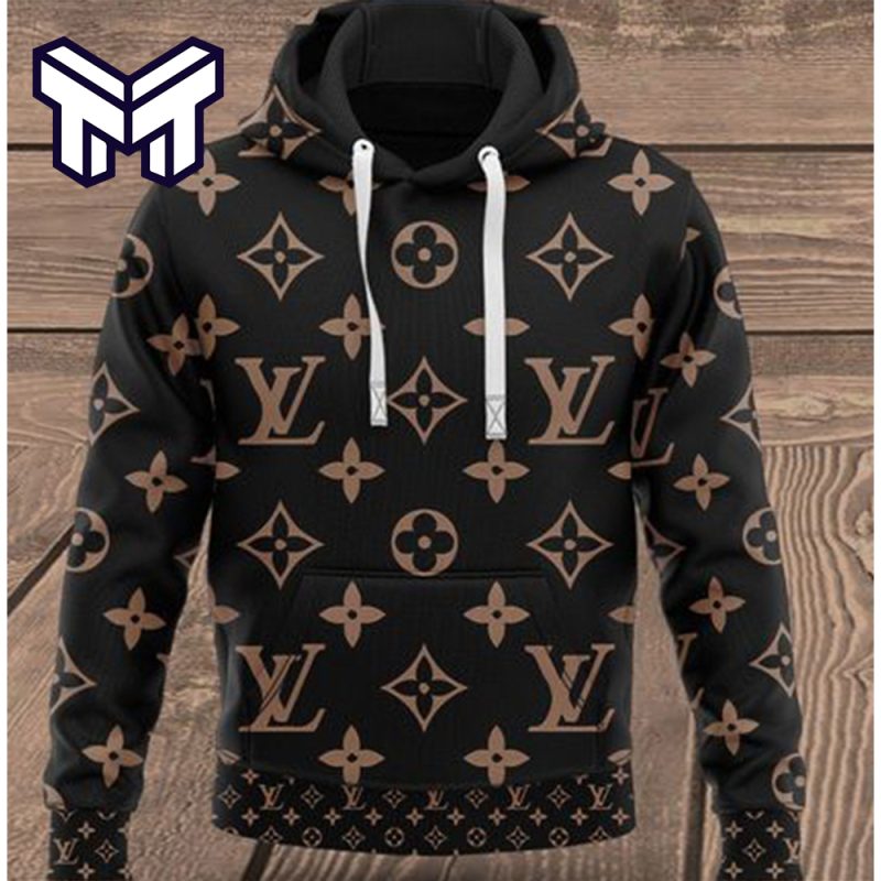 Louis Vuitton White Hoodie Sweatpants Combo Luxury Fashion Outfit Gift For  Men - Family Gift Ideas That Everyone Will Enjoy