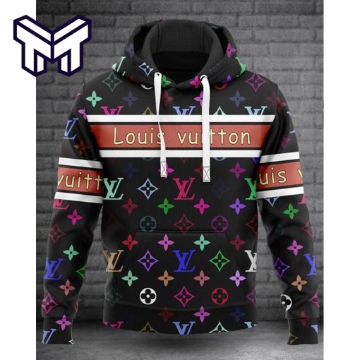 Louis Vuitton Multicolor Unisex Hoodie Best Gift For Man Woman Luxury Brand