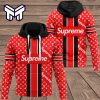 Louis Vuitton Supreme Red Luxury Hoodie Best Gift For Man Woman