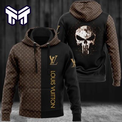 Louis Vuitton White 3D Hoodie LV Hoodie Louis Vuitton Zip Hoodie Luxury Hoodie Clothing Clothes Outfit Best Gift For Man Woman