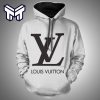 Louis Vuitton White Hoodie Luxury Brand Clothing Clothes Outfit Best Gift For Man Woman